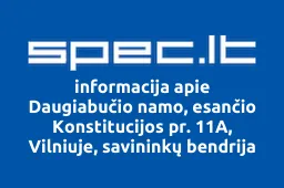 Daugiabučio namo, esančio Konstitucijos pr. 11A, Vilniuje, savininkų bendrija | spec.lt