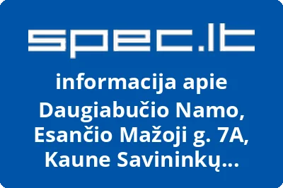 Daugiabučio namo, esančio Mažoji g. 7A, Kaune savininkų bendrija