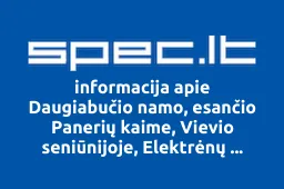 Daugiabučio namo, esančio Panerių kaime, Vievio seniūnijoje, Elektrėnų savivaldybėje, savininkų bendrija Panerių dvaras | spec.lt