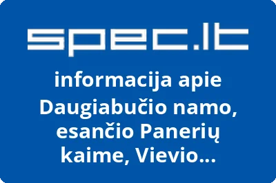 Daugiabučio namo, esančio Panerių kaime, Vievio seniūnijoje, Elektrėnų savivaldybėje, savininkų bendrija Panerių dvaras