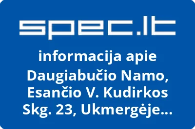 Daugiabučio namo, esančio V. Kudirkos skg. 23, Ukmergėje savininkų bendrija