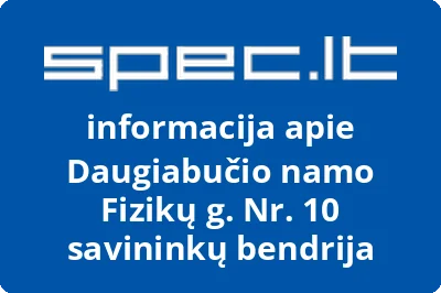 Daugiabučio namo Fizikų g. Nr. 10 savininkų bendrija