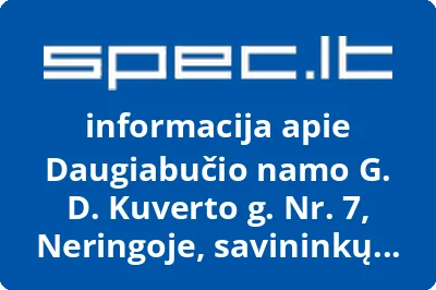 Daugiabučio namo G. D. Kuverto g. Nr. 7, Neringoje, savininkų bendrija