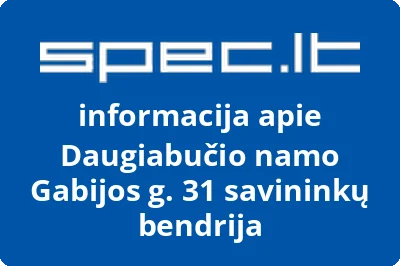 Daugiabučio namo Gabijos g. 31 savininkų bendrija