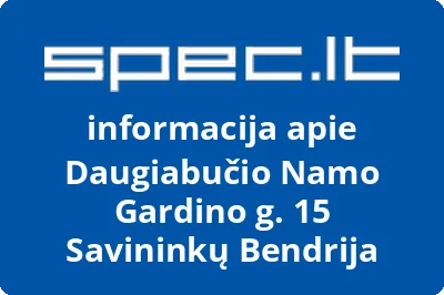Daugiabučio Namo Gardino g. 15 Savininkų Bendrija