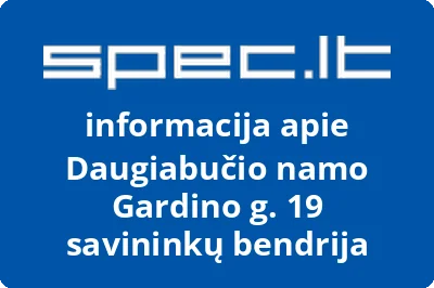 Daugiabučio namo Gardino g. 19 savininkų bendrija