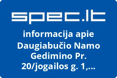Daugiabučio namo Gedimino pr. 20Jogailos g. 1, Vilniuje savininkų bendrija