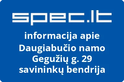 Daugiabučio namo Gegužių g. 29 savininkų bendrija