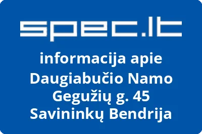 Daugiabučio Namo Gegužių g. 45 Savininkų Bendrija