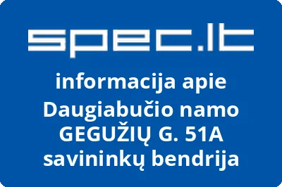 Daugiabučio namo GEGUŽIŲ G. 51A savininkų bendrija