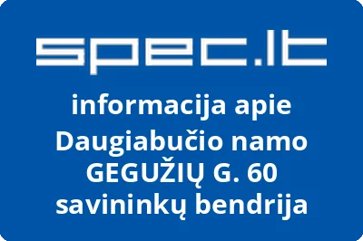 Daugiabučio namo GEGUŽIŲ G. 60 savininkų bendrija