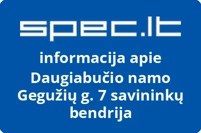 Daugiabučio namo Gegužių g. 7 savininkų bendrija | spec.lt