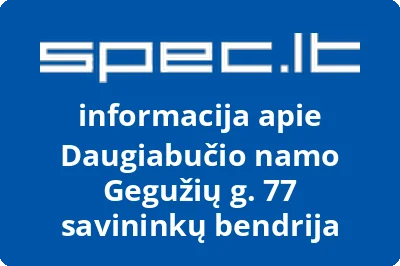 Daugiabučio namo Gegužių g. 77 savininkų bendrija
