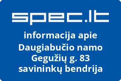 Daugiabučio namo Gegužių g. 83 savininkų bendrija
