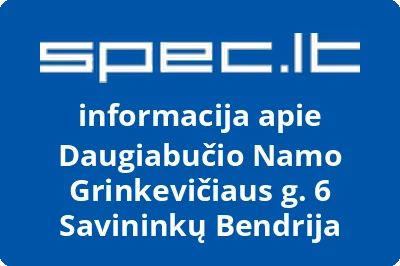 Daugiabučio Namo Grinkevičiaus g. 6 Savininkų Bendrija