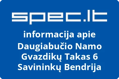 Daugiabučio Namo Gvazdikų Takas 6 Savininkų Bendrija