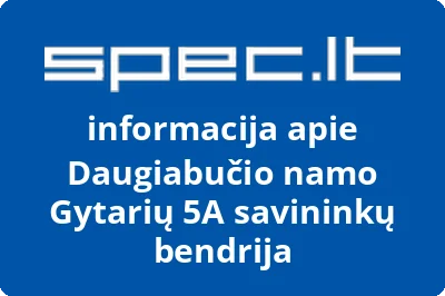 Daugiabučio namo Gytarių 5A savininkų bendrija