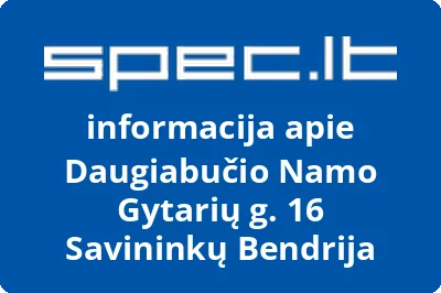 Daugiabučio Namo Gytarių g. 16 Savininkų Bendrija