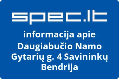 Daugiabučio Namo Gytarių g. 4 Savininkų Bendrija