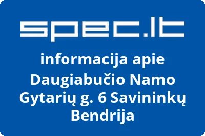 Daugiabučio Namo Gytarių g. 6 Savininkų Bendrija