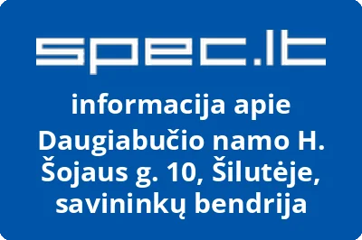Daugiabučio namo H. Šojaus g. 10, Šilutėje, savininkų bendrija