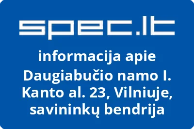 Daugiabučio namo I. Kanto al. 23, Vilniuje, savininkų bendrija