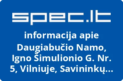 Daugiabučio Namo, Igno Šimulionio G. Nr. 5, Vilniuje, Savininkų Bendrija