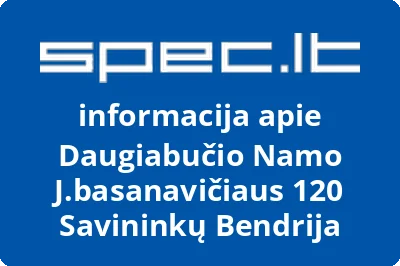 Daugiabučio namo J. Basanavičiaus 120 savininkų bendrija