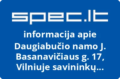 Daugiabučio namo J. Basanavičiaus g. 17, Vilniuje savininkų bendrija
