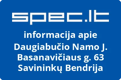 Daugiabučio Namo J. Basanavičiaus g. 63 Savininkų Bendrija