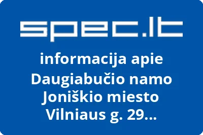 Daugiabučio namo Joniškio miesto Vilniaus g. 29 savininkų bendrija