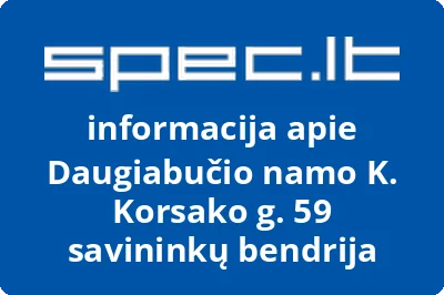 Daugiabučio namo K. Korsako g. 59 savininkų bendrija