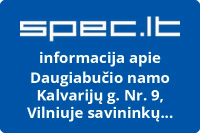 Daugiabučio namo Kalvarijų g. Nr. 9, Vilniuje savininkų bendrija
