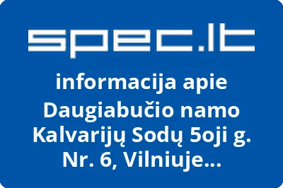 Daugiabučio namo Kalvarijų Sodų 5oji g. Nr. 6, Vilniuje savininkų bendrija