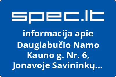 Daugiabučio Namo Kauno g. Nr. 6, Jonavoje Savininkų Bendrija