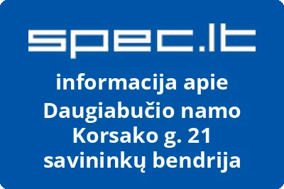 Daugiabučio namo Korsako g. 21 savininkų bendrija