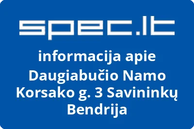 Daugiabučio Namo Korsako g. 3 Savininkų Bendrija