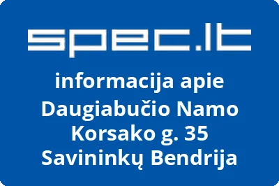 Daugiabučio Namo Korsako g. 35 Savininkų Bendrija