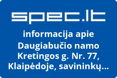 Daugiabučio namo Kretingos g. Nr. 77, Klaipėdoje, savininkų bendrija
