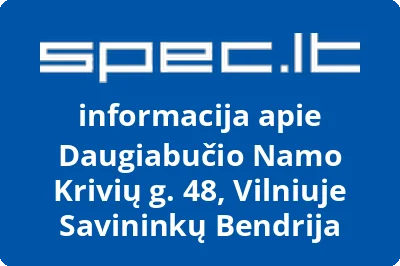 Daugiabučio Namo Krivių g. 48, Vilniuje Savininkų Bendrija