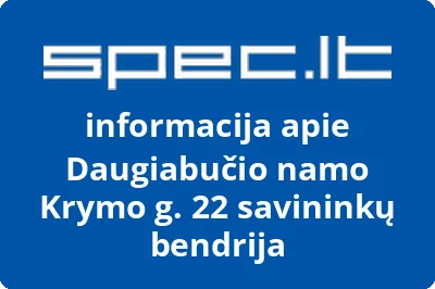 Daugiabučio namo Krymo g. 22 savininkų bendrija