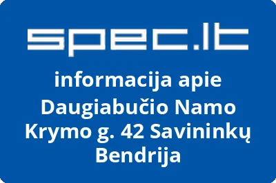 Daugiabučio namo Krymo g. 42 savininkų bendrija