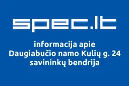 Daugiabučio namo Kulių g. 24 savininkų bendrija | spec.lt