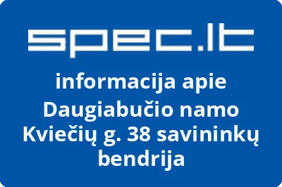 Daugiabučio namo Kviečių g. 38 savininkų bendrija