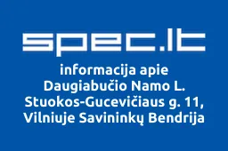 Daugiabučio Namo L. Stuokos-Gucevičiaus g. 11, Vilniuje Savininkų Bendrija | spec.lt