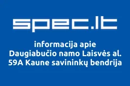 Daugiabučio namo Laisvės al. 59A Kaune savininkų bendrija iliustracija