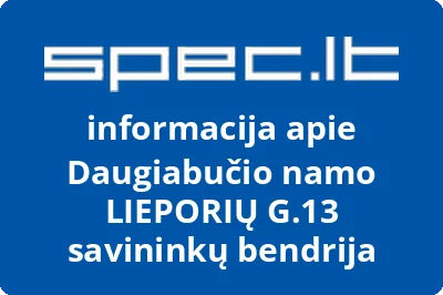 Daugiabučio namo LIEPORIŲ G.13 savininkų bendrija