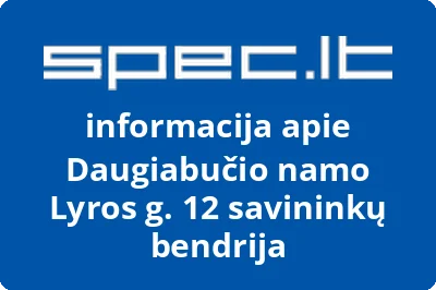 Daugiabučio namo Lyros g. 12 savininkų bendrija