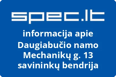 Daugiabučio namo Mechanikų g. 13 savininkų bendrija