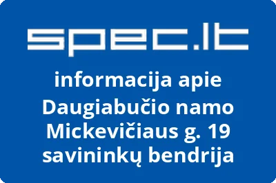 Daugiabučio namo Mickevičiaus g. 19 savininkų bendrija